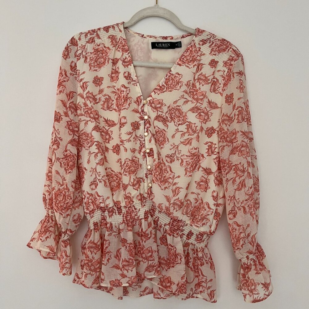 Ralph Lauren Floral Blouse - Medium